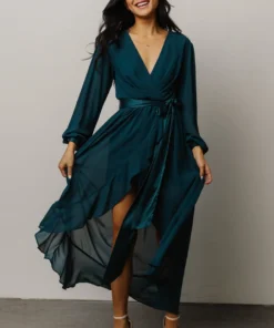 MA Dresses Evangeline High Low Dress | Dark Teal 15 MA Dresses Evangeline High Low Dress | Dark Teal