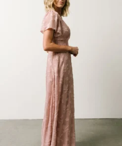 RR Dresses Evelyn Smocked Maxi Dress | Blush 24 RR Dresses Evelyn Smocked Maxi Dress | Blush
