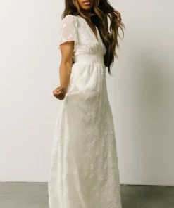 RR Evelyn Smocked Maxi Dress | Off White Dresses 16 RR Evelyn Smocked Maxi Dress | Off White Dresses