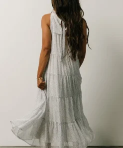 IL Ezra Tiered Maxi Dress | Blue Floral