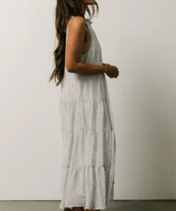 IL Ezra Tiered Maxi Dress | Blue Floral