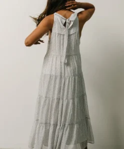 IL Ezra Tiered Maxi Dress | Blue Floral