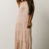 IL Ezra Tiered Maxi Dress | Blush Floral