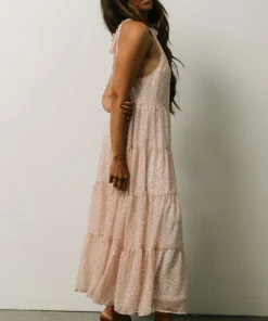 IL Ezra Tiered Maxi Dress | Blush Floral