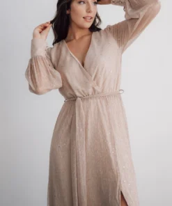 Baltic Born Fabric Swatches Fabric Swatch - Abigail Sparkle | Champagne