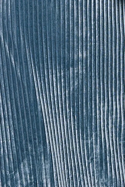 Baltic Born Fabric Swatch - Andi Ribbed Velvet | Blue