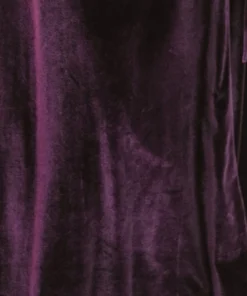 Baltic Born Fabric Swatch - Meghan Velvet | Eggplant