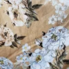 Baltic Born Fabric Swatch - Sicily Satin | Taupe Floral