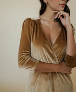 Baltic Born Fabric Swatch - Sofia Velvet | Gold Fabric Swatches