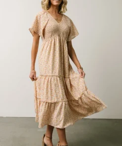 HAY Fairy Midi Dress | Pink Multi Floral