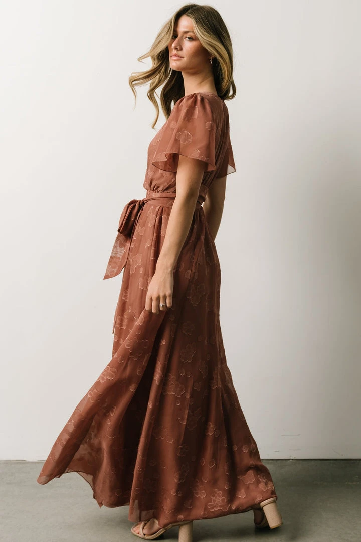 RR Dresses Faye Maxi Dress | Rosy Brown 6 RR Dresses Faye Maxi Dress | Rosy Brown