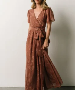 RR Dresses Faye Maxi Dress | Rosy Brown 10 RR Dresses Faye Maxi Dress | Rosy Brown