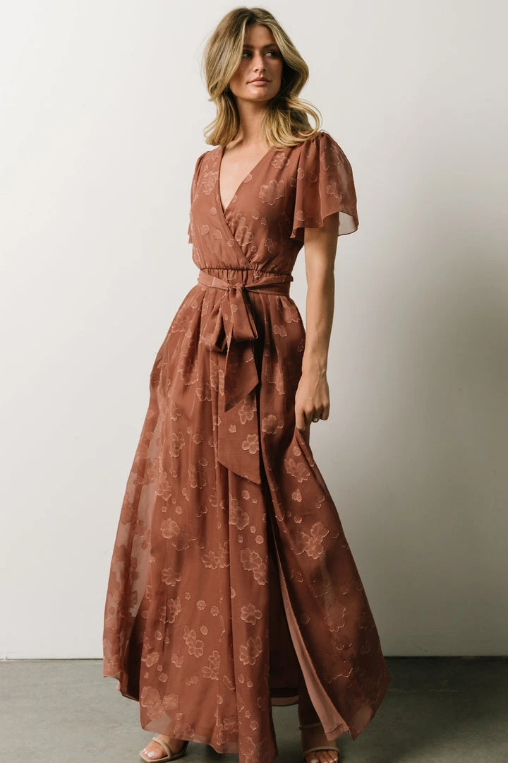 RR Dresses Faye Maxi Dress | Rosy Brown 2 RR Dresses Faye Maxi Dress | Rosy Brown