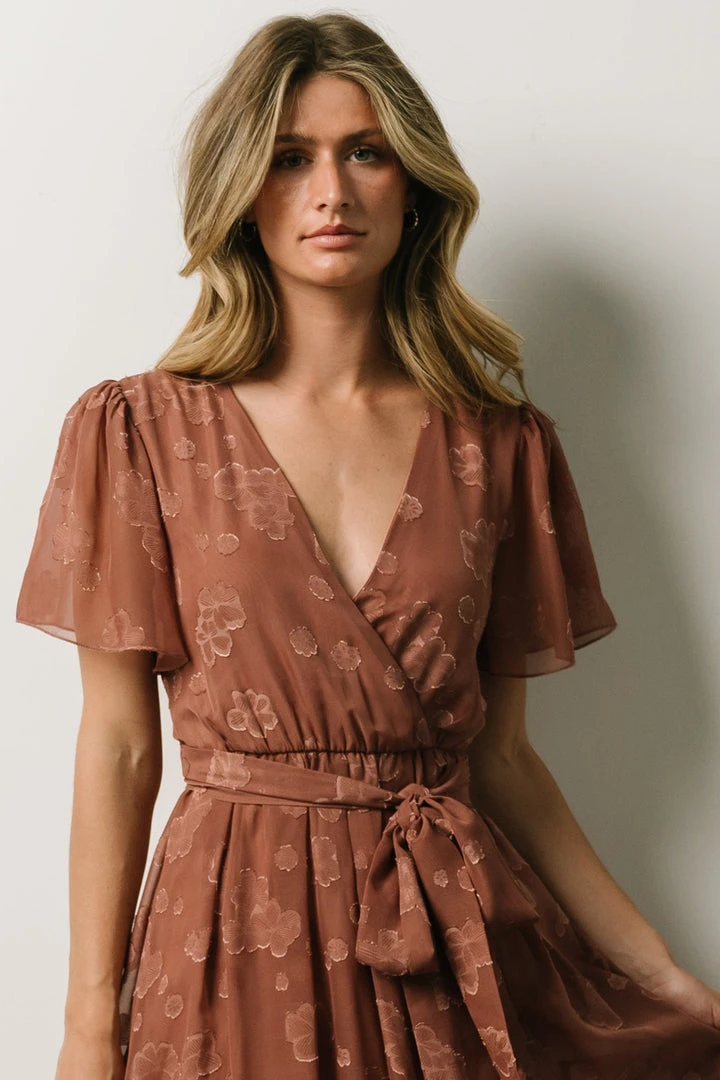 RR Dresses Faye Maxi Dress | Rosy Brown 3 RR Dresses Faye Maxi Dress | Rosy Brown