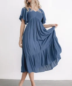 IL Felicity Smocked Dress | Blue