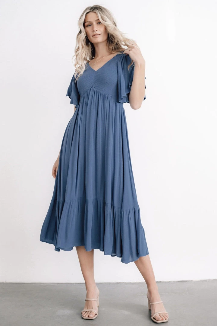 IL Felicity Smocked Dress | Blue 1 IL Felicity Smocked Dress | Blue
