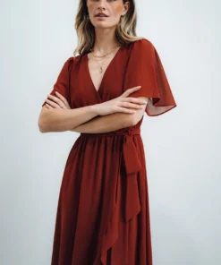 BB Custom Dresses Fiore Tulip Style Dress | Brick