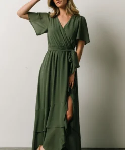 BB Custom Fiore Tulip Style Dress | Dusty Green Dresses