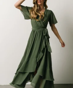 BB Custom Fiore Tulip Style Dress | Dusty Green Dresses