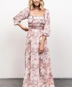 JH Florence Maxi Dress | Blush Floral Dresses