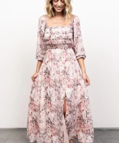 JH Florence Maxi Dress | Blush Floral Dresses