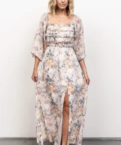 JH Dresses Florence Maxi Dress | Ivory Floral