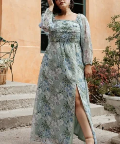 JH Florence Maxi Dress | Sage Floral