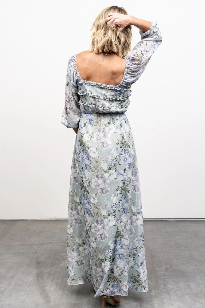 JH Florence Maxi Dress | Sage Floral 8 JH Florence Maxi Dress | Sage Floral