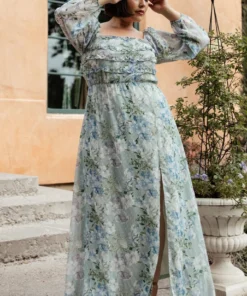 JH Florence Maxi Dress | Sage Floral 15 JH Florence Maxi Dress | Sage Floral