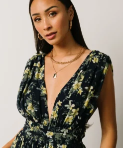 DD Flynn V-Neck Maxi Dress | Navy Floral Dresses 17 DD Flynn V-Neck Maxi Dress | Navy Floral Dresses