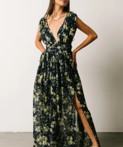 DD Flynn V-Neck Maxi Dress | Navy Floral Dresses 16 DD Flynn V-Neck Maxi Dress | Navy Floral Dresses