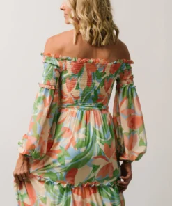 FT Dresses Francesca Smocked Maxi Dress | Summer Floral
