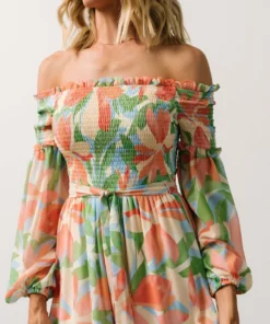 FT Dresses Francesca Smocked Maxi Dress | Summer Floral