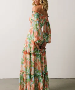 FT Dresses Francesca Smocked Maxi Dress | Summer Floral