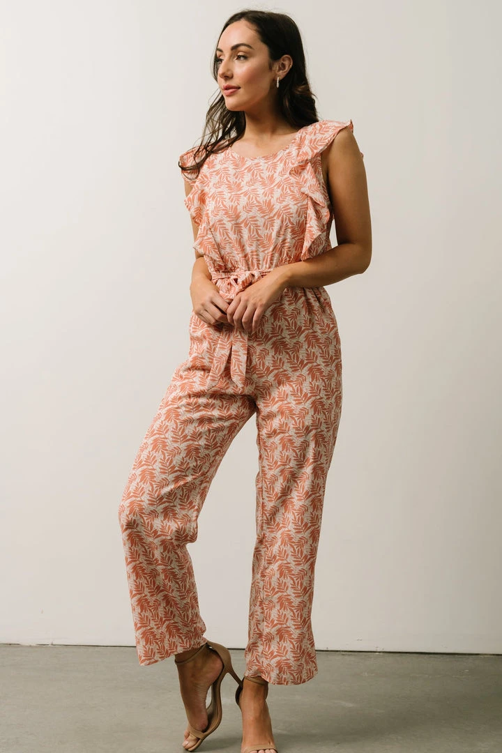 HAY Vacation Frankie Jumpsuit | Coral Print 6 HAY Vacation Frankie Jumpsuit | Coral Print