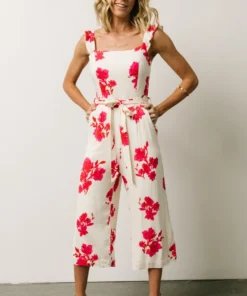SL Vacation Gemma Jumpsuit | Pink Floral