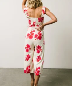 SL Vacation Gemma Jumpsuit | Pink Floral