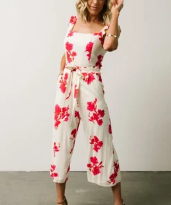 SL Vacation Gemma Jumpsuit | Pink Floral