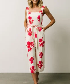 SL Vacation Gemma Jumpsuit | Pink Floral