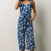 SL Gemma Jumpsuit | Royal Blue Floral Vacation