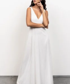 BB Custom Geneva Sparkle Gown | White