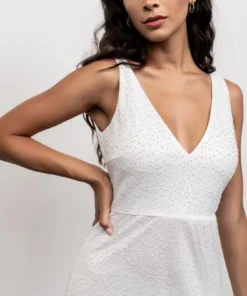 BB Custom Geneva Sparkle Gown | White