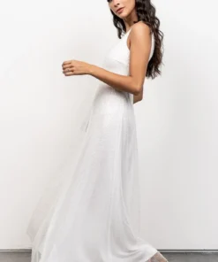 BB Custom Geneva Sparkle Gown | White