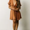 DD Dresses Gina Peek-a-Boo Mini Dress | Bronze