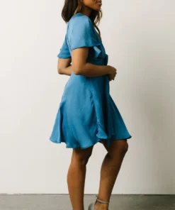 DD Dresses Gina Peek-a-Boo Mini Dress | French Blue 15 DD Dresses Gina Peek-a-Boo Mini Dress | French Blue