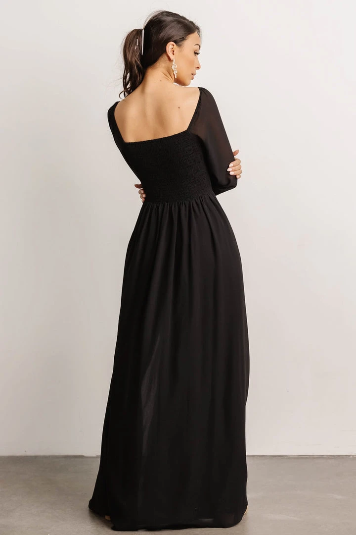 BB Custom Giselle Maxi Dress | Black 5 BB Custom Giselle Maxi Dress | Black