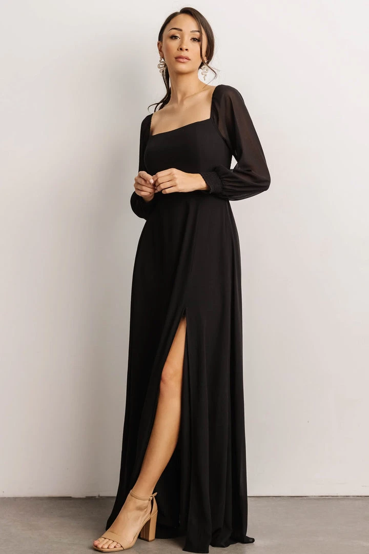 BB Custom Giselle Maxi Dress | Black 4 BB Custom Giselle Maxi Dress | Black