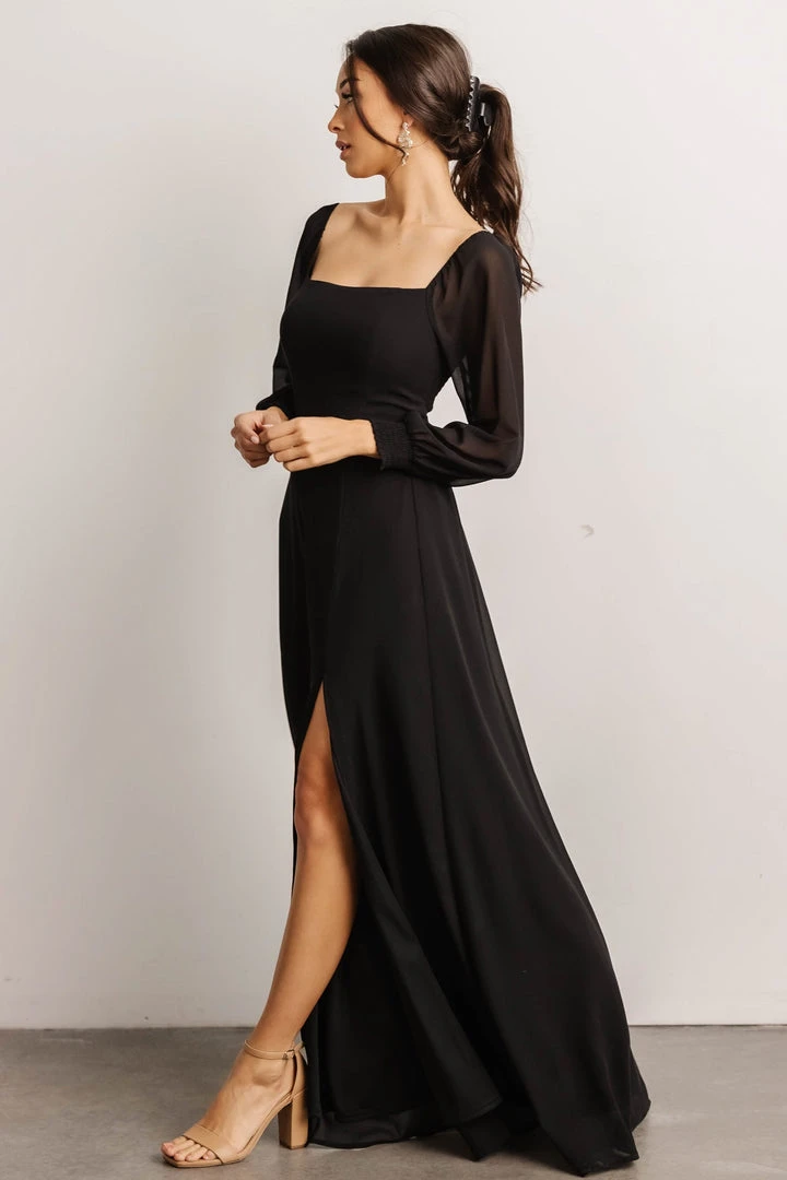 BB Custom Giselle Maxi Dress | Black 3 BB Custom Giselle Maxi Dress | Black