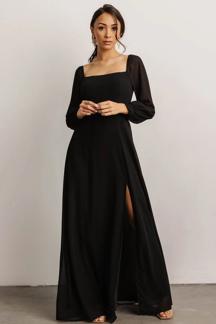 BB Custom Giselle Maxi Dress | Black 2 BB Custom Giselle Maxi Dress | Black