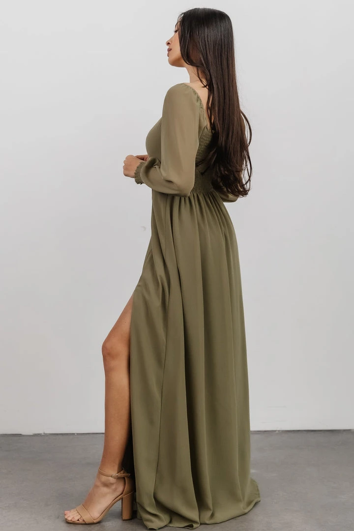 BB Custom Dresses Giselle Maxi Dress | Dusty Olive 7 BB Custom Dresses Giselle Maxi Dress | Dusty Olive